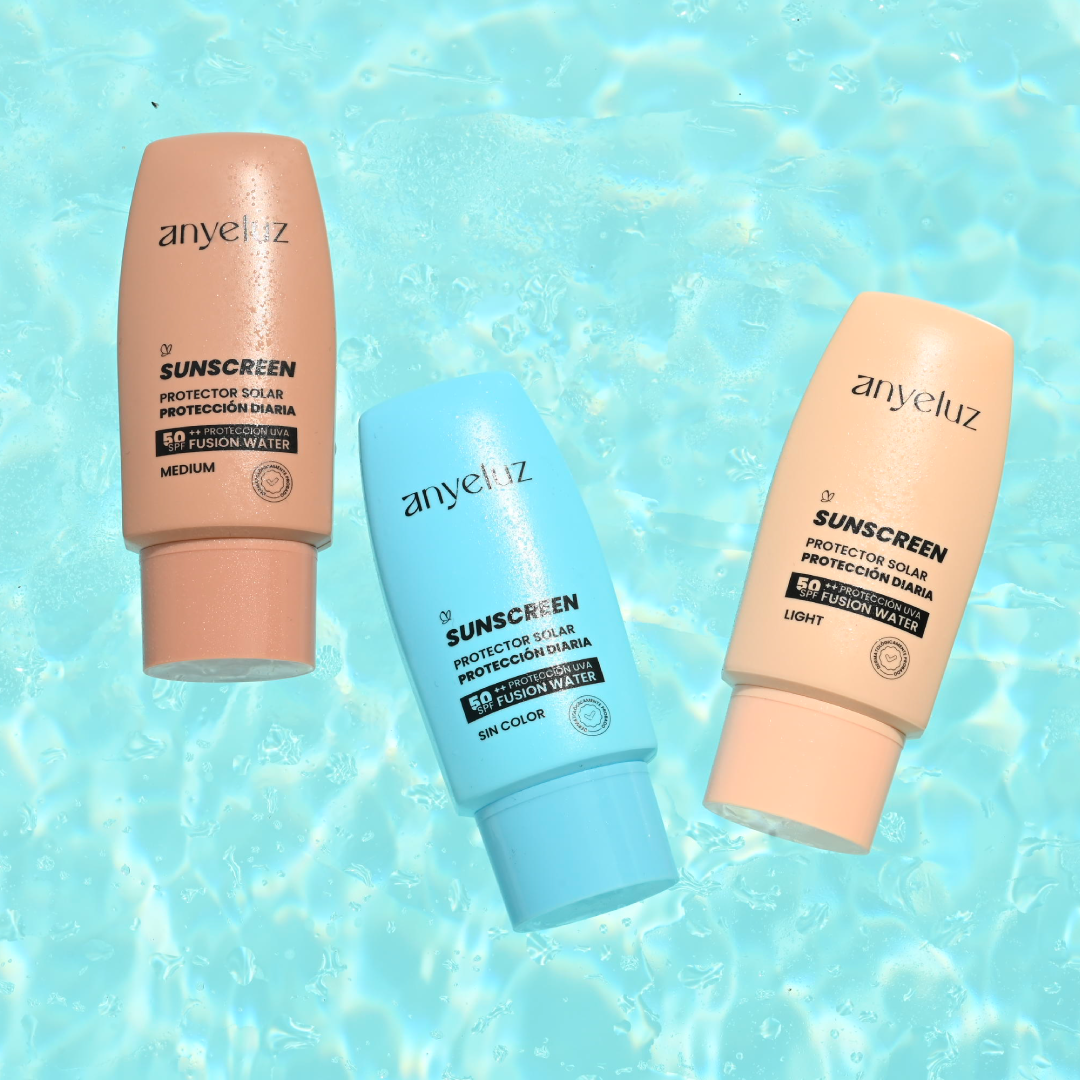 ANYELUZ PROTECTOR SOLAR SPF50+ FUSION WATER - TONO MEDIUM 50ml